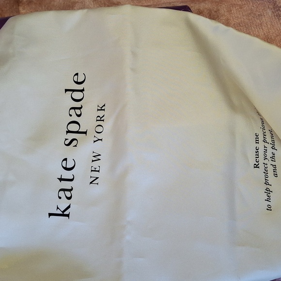 EUC KATE SPADE PURPLE MEDIUM TOTE SET WITH CASE - Picture 4 of 6